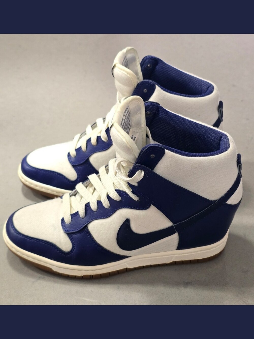 Nike Dunk Sky High Hidden Wedge Womens Size 8.5 Sneakers